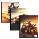 Cars & Motorcycle Composition Notebook - Assorted Design, Wide-ruled, 7.5 X 9.8 Inches, 100 Sheets