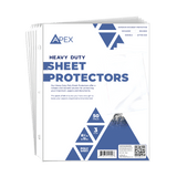 Front facing image of Clear Poly Sheet Protectors.