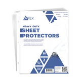 Front facing image of Clear Poly Sheet Protectors.
