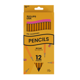 #2 HB Woodcased Pencils - Pre-sharpened, Yellow, 12-count