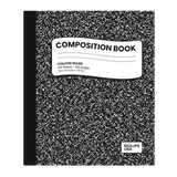Black Marble Composition Notebook - College-ruled, 7.5 X 9.8 Inches, 100 Sheets