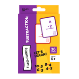 Front facing image of Subtraction Flash Cards.