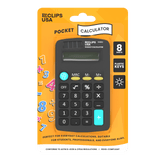 Front facing image of Pocket-Sized Calculator.