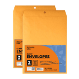 Kraft Clasp Envelopes - 14 X 20 Inches, 2-count